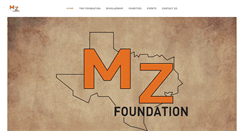 Desktop Screenshot of mzfoundation.com